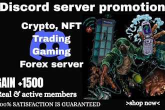 discord promotion gaming forex, nft crypto server to gain real and active member