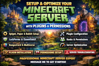 build a custom minecraft server spawn, hub, lobby and map