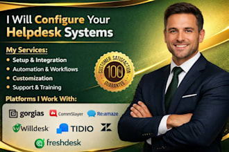 configure helpdesk gorgias commslayer reamaze willdesk tidio zendesk freshdesk