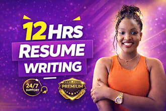 deliver an ats resume within 12 hours