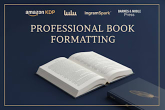 amazon KDP formatting, ebook formatting, print interior design,kindle conversion