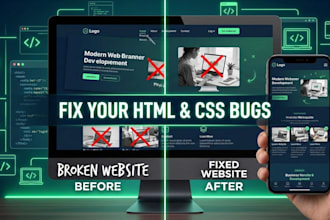 fix HTML CSS and layout alignment issues on your website