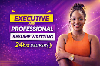 deliver a 12 hour ats professional or executive resume writing