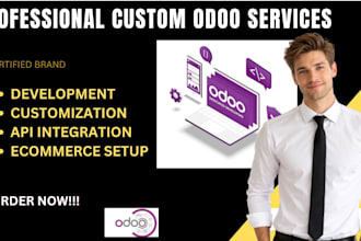odoo development odoo website design ecommerce customization modules developer