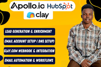 do automation workflows and management on apollo apollo io clay com hubspot crm