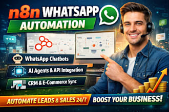build whatsapp API integration power automate n8n whatsapp chatbot n8n ai agent