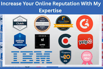 enhance clutch designrush g2 capterra gmb b2b goodfirm ORM   online reputation