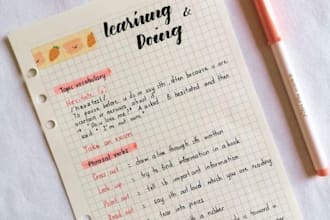 write beautiful hand writing for article, and logo design