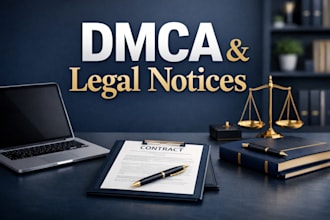 draft dmca takedown, letter before action, pre action letter and legal notice