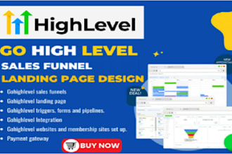 set up gohighlevel automation, ai assistant and sales funnel