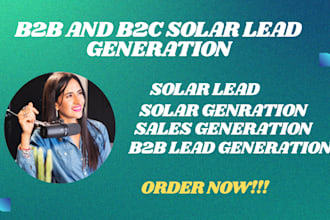 create b2b and b2c solar lend generation on industry
