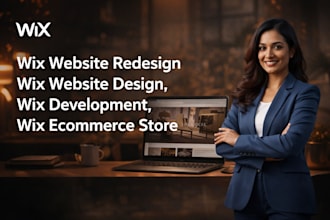 wix website design wix website redesign wix website development wix website