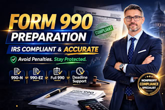 prepare and review your nonprofit form 990 for irs compliance