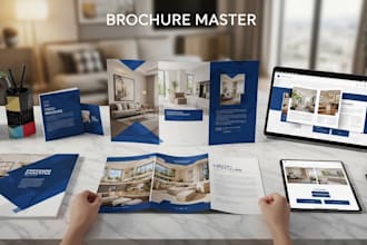 do marketing brochure, real estate brochure, digital brochure, trifold brochure
