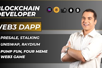 build a web3 launchpad, token presale, staking and dex platform