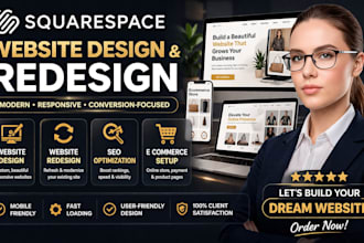 build design a website squarespace website