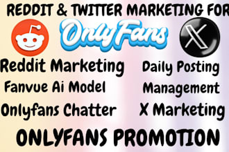 onlyfans traffic promotion ai fanvue chatter management model twitter marketing