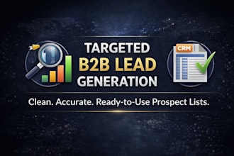 build a targeted b2b lead list