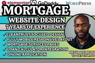 mortgage site design loan company site home loan website credit union website