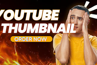 design creative and modern youtube thumbnail designs