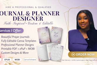 design kdp digital journal prayer journal workbook activity book and planner
