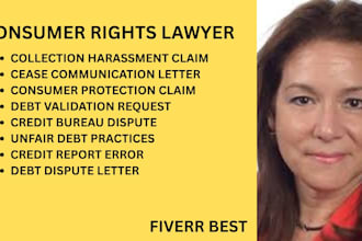 handle unfair debt practices, consumer protection claims and credit violations