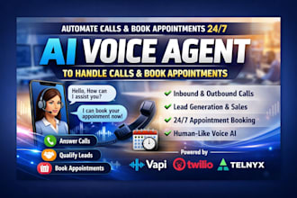 setup voice ai agent telephony vapi livekit ai sdr sip twilio telnyx sales agent