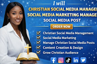 christian social media manager social media marketing manager social media post