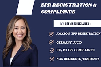 do epr registration for amazon seller in germany, uk, eu for non residents