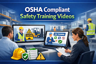 create osha compliant safety training video,hse course creation