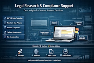 provide legal research and compliance support for business