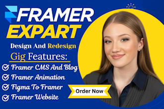 design framer or webflow website framer landing page convert figma to framer