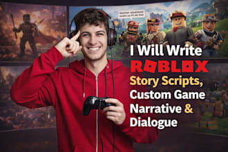 write roblox story scripts, custom game narrative and dialogue