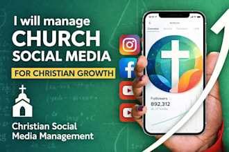 be christian social media manager content creator for church growth in italy