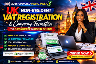 uk vat registration non resident hmrc amazon shopify company formation