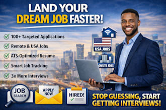 search and apply to remote and high paying jobs for you