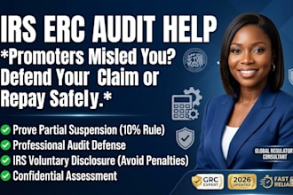 do your erc audit defense and irs voluntary disclosure filing