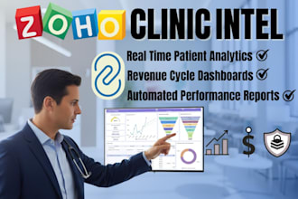 build zoho analytics dashboards for medical practice performance