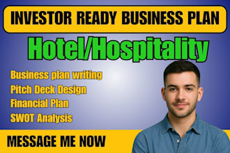 design luxury hospitality, boutique hotel business plan for investors