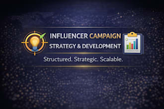 create a complete influencer marketing campaign strategy for your brand