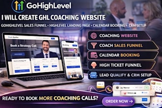 build gohighlevel coaching funnel ghl booking automation ghl calendar setup