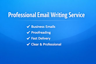 professional email writing service