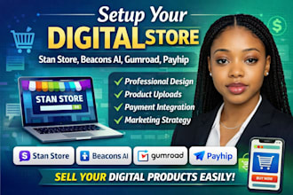 set up and automate your digital store