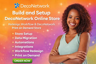 build and setup deconetwork online store redesign workflow deconetwork pod