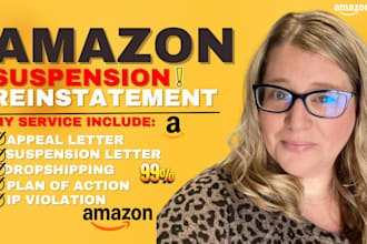 reinstate your suspended amazon account with a strong section 3 appeal and poa