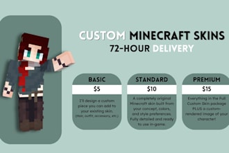 make you a custom minecraft skin