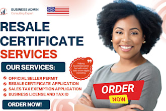 get carlifonia, texas seller permit, sales tax exemption resale certificate, ein