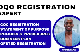 do cqc ofsted registration, policies and procedures, business plan cqc interview