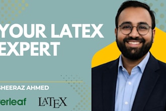 convert your word or PDF document to latex overleaf format
