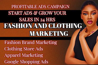 run fashion facebook ads clothing google ads fashion brand marketing campaign